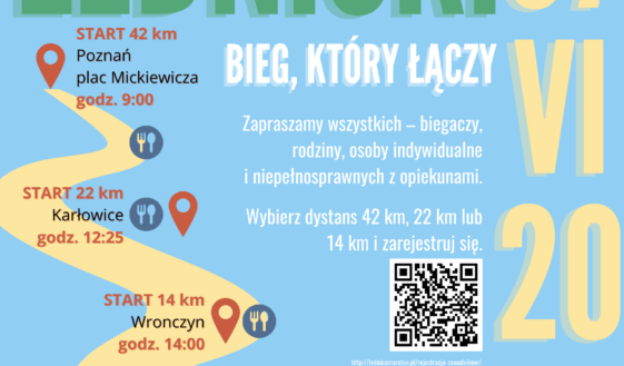 Zapisz się już dziś : 7 czerwca biegniemy razem